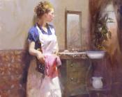 皮诺丹尼尔 - Pino Daeni painting